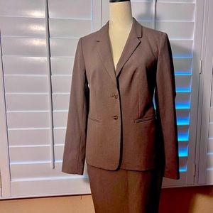 The Limited skirt suit set.  Blazer a size 4, skirt a size 2.